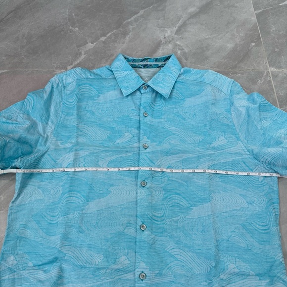 Men’s Robert Graham Patterned Button Down Short Sleeve Dress Shirt Classic Fit - Picture 16 of 16